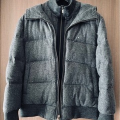 BLACK FRIDAY SALE❗️これからの季節にオススメ‼️冬間近SALE‼️ ◆LANVIN en Bleu （ランバンオンブルー） ◆フーデッド ダウンジャケット メンズ アウター ◆サイズ48 の画像