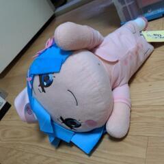 リゼロ　メガジャンボ寝そべりぬいぐるみ　レム　白衣の天使（桃色）の画像