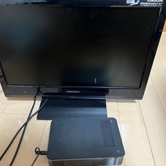 テレビ　外付けハードディスクセットの画像