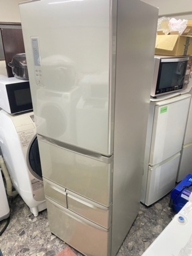 北九州市内配送無料　保証付き　東芝 TOSHIBA GR-E43G-NU [冷蔵庫（427L・右開き） ブライトシャンパン VEGETA(ベジータ)]