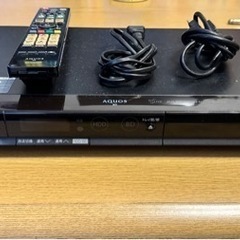 決まりました。SHARP AQUOS BD/DVDレコーダー