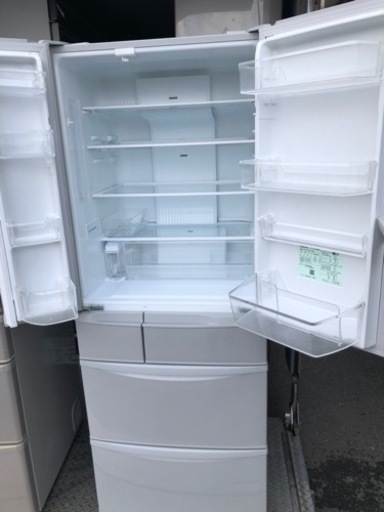 北九州市内配送無料　保証付き　2018年式　パナソニック　【良品】冷蔵庫　451L　NR-FV45V3-H