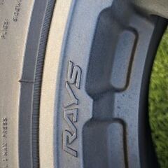 プラド　150　後期　RAYS　レイズ　グラムライツ　57XR-X　ブラックグラファイト　17インチの画像