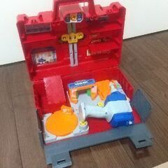 タカラトミー トミカ にぎやか4アクション! トミカ 整備基地ボックス
