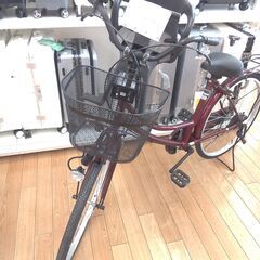★ジモティ割あり★  自転車 24インチ ワインレッド クリーニ...