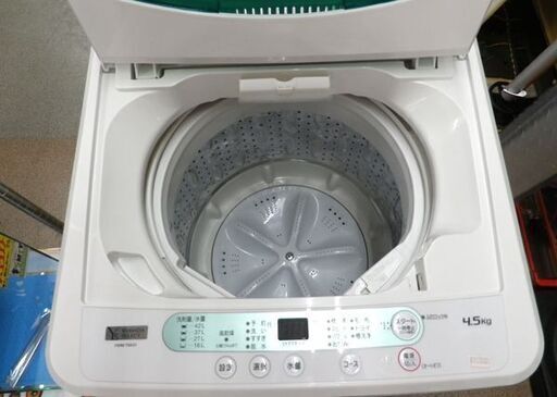 西岡店 洗濯機 4.5㎏ 2019年製 ヤマダセレクト YWM-T45G1 ホワイト YAMADA 