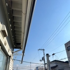 物干し竿　2本　伸縮しませんの画像