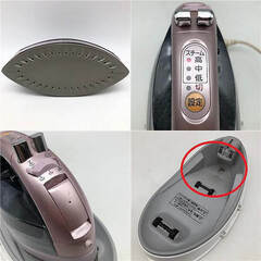 ss5880　スチームアイロン　コードレス　パナソニック　NI-WL602-P　ピンク　Panasonic　CaRuRu　カルル　スチーム噴射　衣類　スチーマー　しわ伸ばし　ハイパワー　スプレー付き　ハイパワーショット　ハンガーショット　全面スチームの画像
