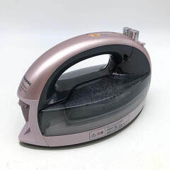 ss5880　スチームアイロン　コードレス　パナソニック　NI-WL602-P　ピンク　Panasonic　CaRuRu　カルル　スチーム噴射　衣類　スチーマー　しわ伸ばし　ハイパワー　スプレー付き　ハイパワーショット　ハンガーショット　全面スチームの画像