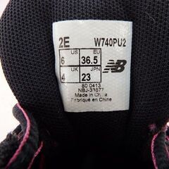 新札幌  New Balance ニューバランス / W740PU2 / スニーカー / 23cm / ピンク　/NO 2211の画像