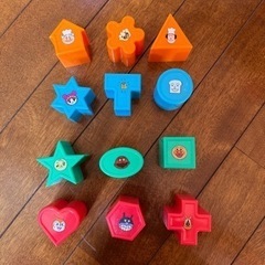 アンパンマン　おもちゃ　まるまるパズル　知育おもちゃの画像