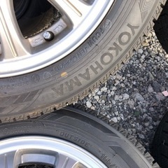 冬タイヤ 165/70R14 軽自動車用アルミ付き2021年製バリ山スタッドレス4本組の画像