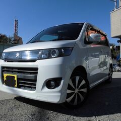 H24　ワゴンR　スティングレー！人気のパール　車検長ー！ナビ！...
