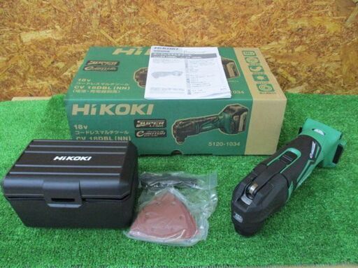 418 18V コードレスマルチツール HiKOKI ハイコーキ CV18DBL(NN) 本体のみ 付属ケース付 美品・展示品