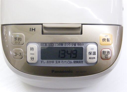 Panasonic IHジャー炊飯器 2012年製 SR-HD101 5.5合炊き IH炊飯器