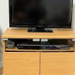 テレビ、テレビボード　ブルーレイの画像