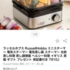 ラッセルホブス電気スチーマーの画像