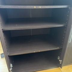 ニトリ　サイドボード　ガラス　CD、DVD、ゲーム、漫画の画像