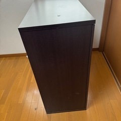 ニトリ　サイドボード　ガラス　CD、DVD、ゲーム、漫画の画像