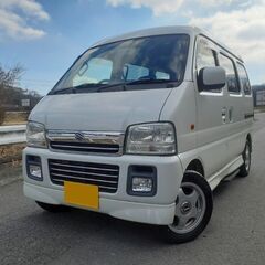 車検満タン12月25日迄　エブリィワゴン　ジョイポップターボ　バ...