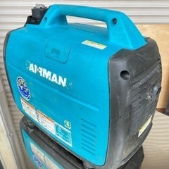 【値下げしました】AIRMAN北越工業/HP1800SVインバーター発電機(HONDAホンダEU18i同等品)持運び型/携帯用/家庭用電源/停電対策/発電出力100V18A/直流出力12V8.3A可能/超低騒音型/工事/作業現場/DIY/本田/HONDA/EU18i/キャンプ/アウトドア/キャンピングカー/緊急用/災害用/非常用/コンパクト/正弦波インバーター/軽量/大容量発電/福岡/糸島/引取り/別途自社便配送可能【JUN-PayPay】の画像