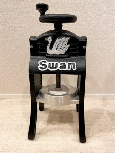 池永鉄工のかき氷機 ブラックスワン 手動式 日本製 レトロ swan