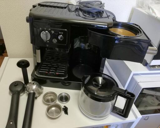 デロンギ コンビコーヒーメーカー BCO410J-B ブラック
