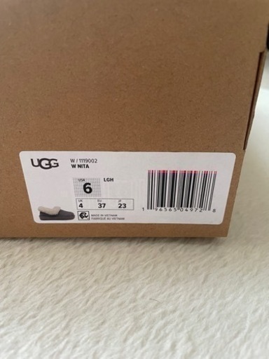 【新品未使用 箱あり】UGG NITA グレー 23cm