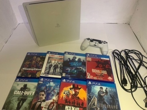 【スペシャル更新】PS4 CH2200A ホワイト ?期間限定8点カセット付き?