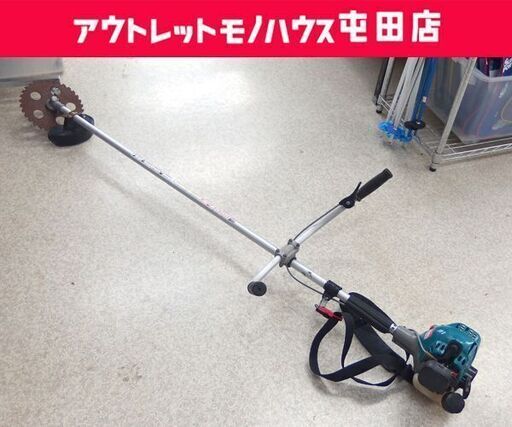 makita エンジン刈払機 MEM202S 楽らくスタート 2ストローク リコイルスタート 0.4L 草刈機 マキタ 始動確認済 屯田店☆ 札幌市 北区 屯田
