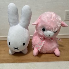 ミッフィー、アルパカぬいぐるみ0円