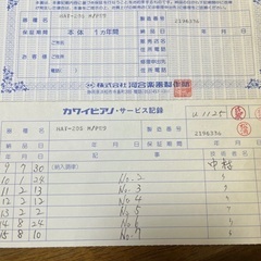 【契約済】KAWAI アップライトピアノ　消音の画像