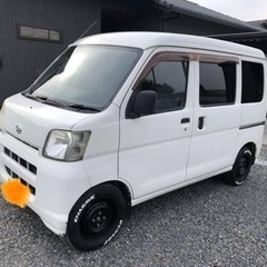 軽バン　ホイール　マットブラック塗装の画像
