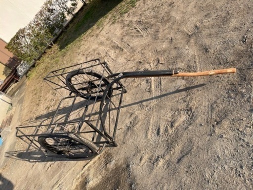 古い　リヤカー　値下げしました、京都から