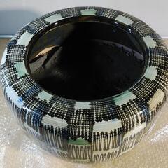 かめ　火鉢　鉢 陶器 アンティーク レトロ 古民具の画像