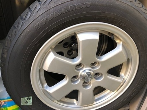 スタッドレスタイヤ185-65-15 4本　ホイール付