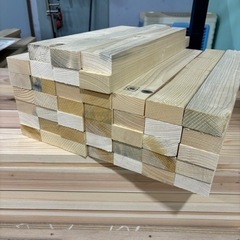 端材　60mm×30mm 角材 長さ455mm〜585mm 42本まとめての画像