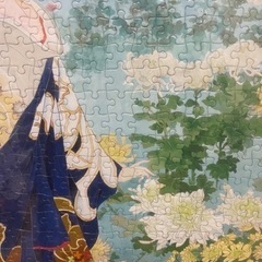 和室　床の間　インテリア　芸妓さん　舞妓さん　着物の絵　額縁　パズル　絵画　ポスター　の画像