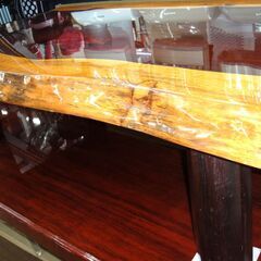 143/12 無垢材 一枚板 和座卓 鉄刀木  の画像