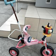 中古）三輪車　ミッキー