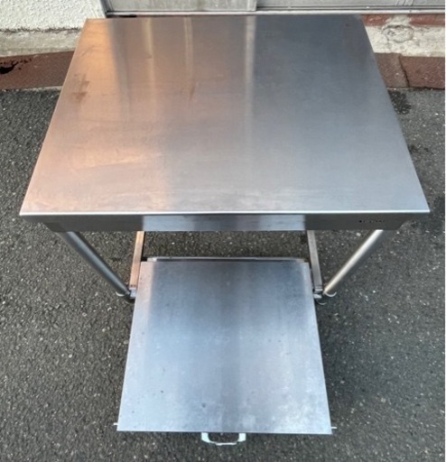 業務用 tanico 作業台 炊飯台付き 幅790×奥行600×高さ750 厨房機材 厨房機器 店舗用品 調理台 直接引き取り可 スライド台 炊飯用 大阪発