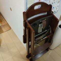 値下げKATOJI 子供 椅子 木製ハイチェアの画像
