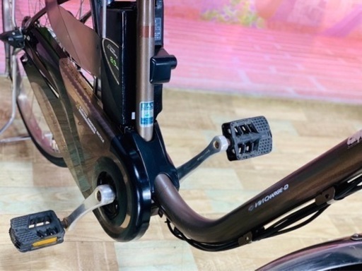 ❸5901子供乗せ電動アシスト自転車Panasonic26インチ良好バッテリー 