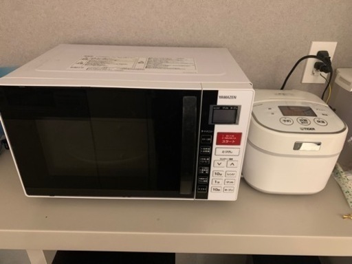 炊飯器\u0026電子レンジセット→3500円