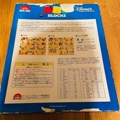 World family ディズニー　ABC BLOCKS の画像