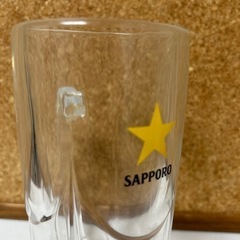 サッポロビール ジョッキ 中ジョッキ ガラス ビール の画像