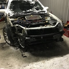 GDB丸目インプレッサSTI事故車　値下げ