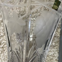 新品　ホヤクリスタル　花器の画像