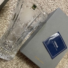 新品　ホヤクリスタル　花器