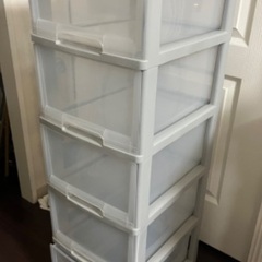【12/30まで】収納ケース　5段の画像